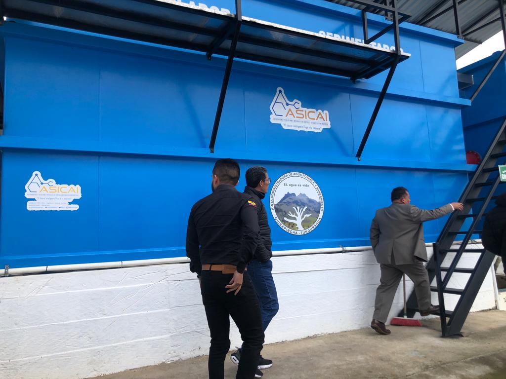 ALCALDE AMBATO AGUA POTABLE ASICAI