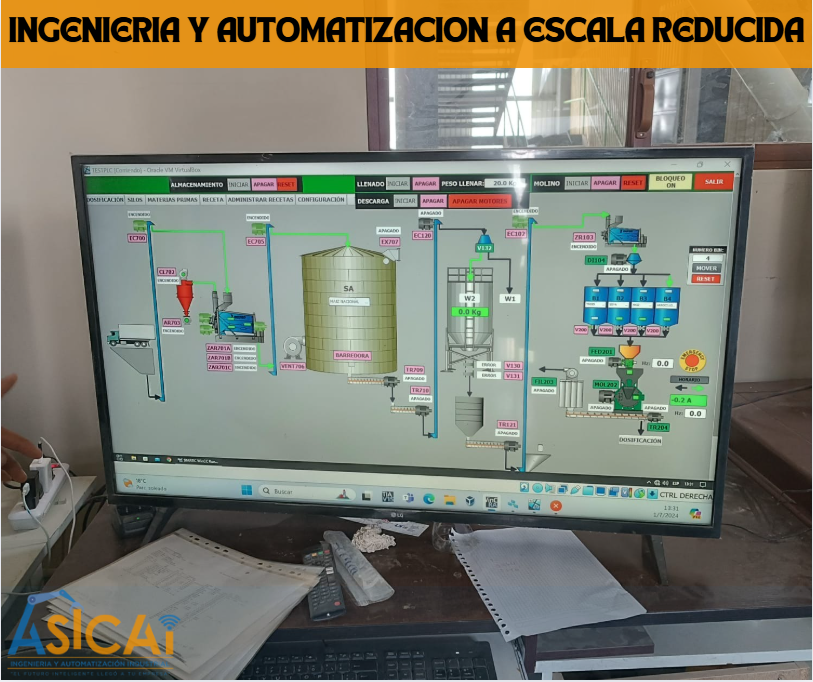 INGENIERIA Y AUTOMATIZACION A ESCALA REDUCIDA